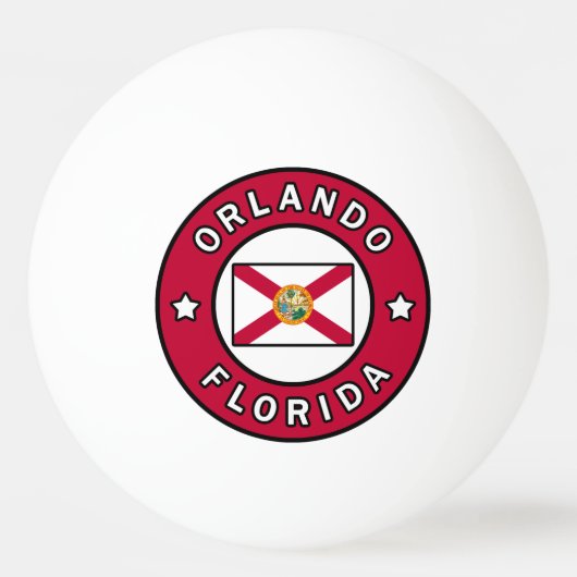 Orlando Florida Pingpongbal (Voorkant)