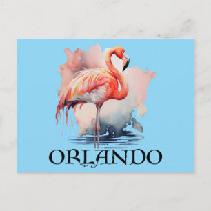 Orlando Florida Pink Flamingo Briefkaart