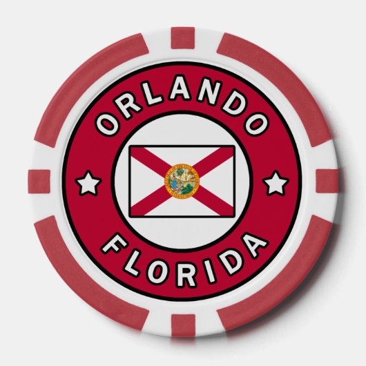 Orlando Florida Poker Chips (Voorkant)