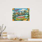 Orlando Florida Reis naar het verleden Poster (Keuken)