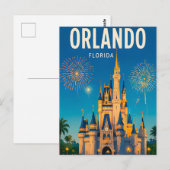 Orlando Florida Reis Stad Landschap Briefkaart (Voorkant / Achterkant)