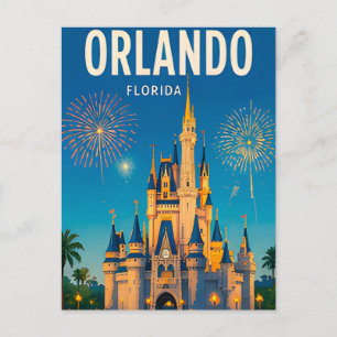Orlando Florida Reis Stad Landschap Briefkaart