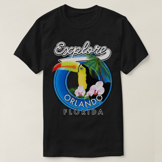 Orlando Florida reispatch T-shirt (Design voorkant)