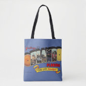 Orlando Florida  Retro Design Tote Bag (Voorkant)
