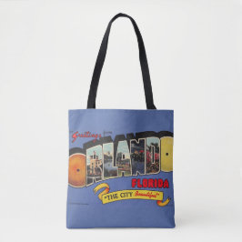 Orlando Florida  Retro Design Tote Bag