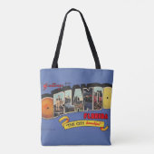 Orlando Florida  Retro Design Tote Bag (Achterkant)