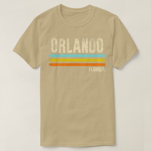 Orlando Florida Retro T-shirt (Design voorkant)