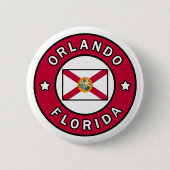 Orlando Florida Ronde Button 5,7 Cm (Voorkant)