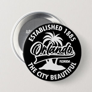 Orlando, Florida Ronde Button 7,6 Cm