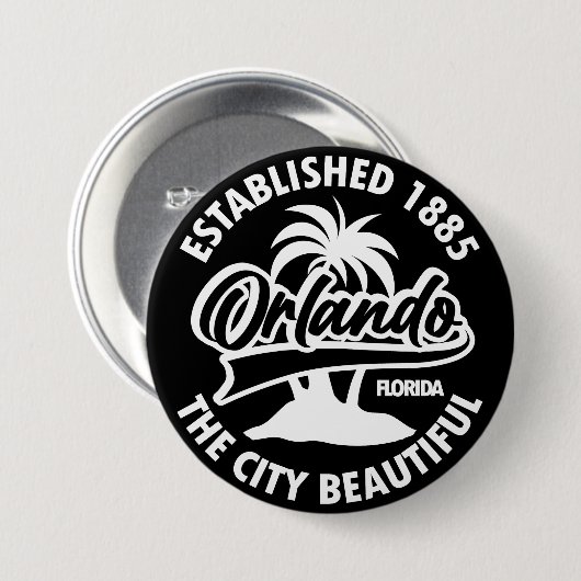 Orlando, Florida Ronde Button 7,6 Cm (Voorkant /achterkant)