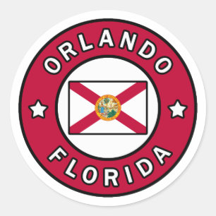 Orlando Florida Ronde Sticker