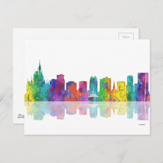 Orlando, Florida Skyline Briefkaart (Voorkant / Achterkant)