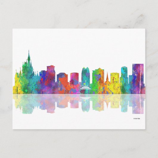 Orlando, Florida Skyline Briefkaart (Voorkant)