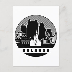 Orlando Florida Skyline Briefkaart