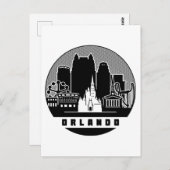 Orlando Florida Skyline Briefkaart (Voorkant / Achterkant)