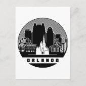 Orlando Florida Skyline Briefkaart (Voorkant)