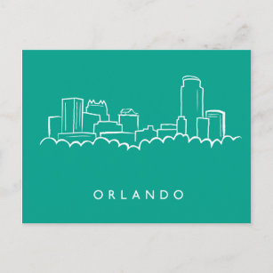Orlando Florida Skyline Briefkaart