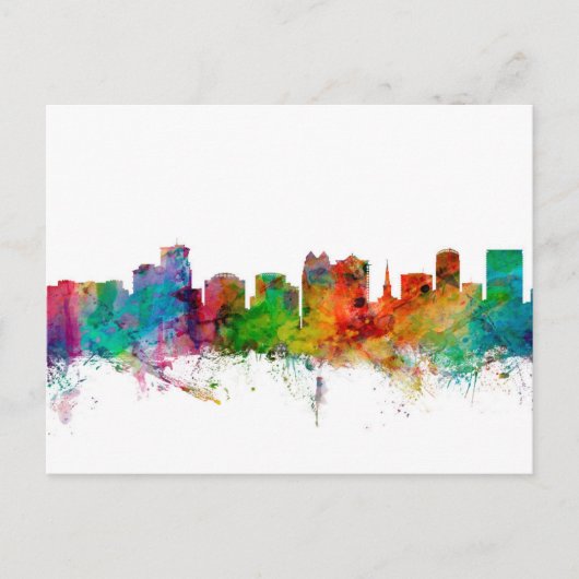 Orlando Florida Skyline Briefkaart (Voorkant)
