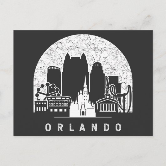 Orlando Florida Skyline Briefkaart (Voorkant)