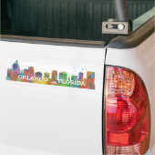 ORLANDO, FLORIDA SKYLINE BUMPERSTICKER (Op Truck)