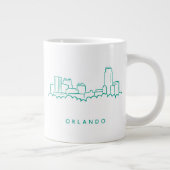 Orlando Florida Skyline Grote Koffiekop (Rechts)