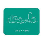 Orlando Florida Skyline Magneet (Horizontaal)