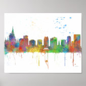 ORLANDO, FLORIDA SKYLINE POSTER (Voorkant)