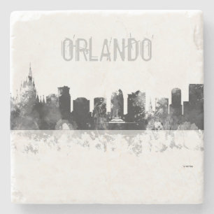 ORLANDO, FLORIDA SKYLINE STENEN ONDERZETTER