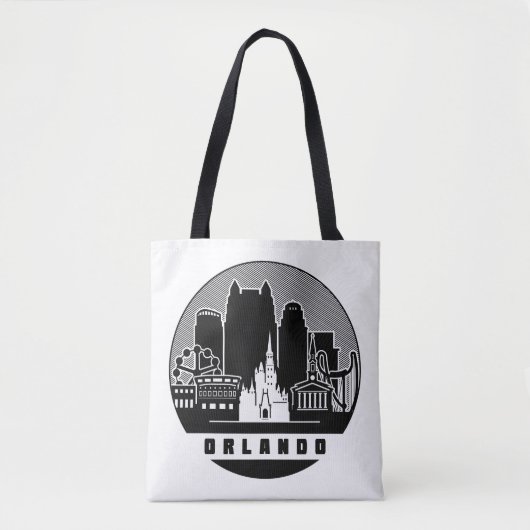 Orlando Florida Skyline Tote Bag (Voorkant)