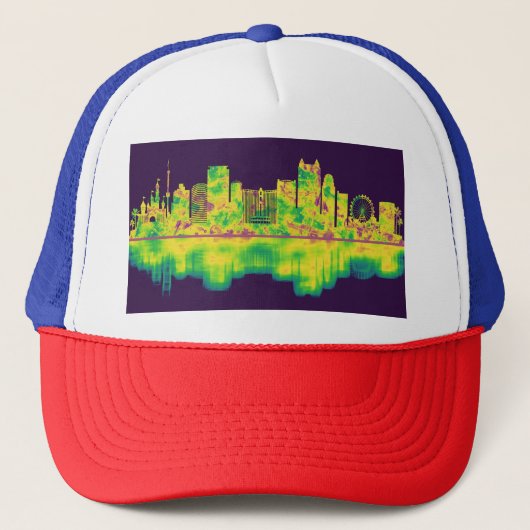 Orlando Florida Skyline Trucker Pet (Voorkant)