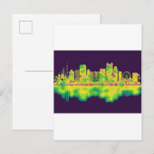 Orlando Florida Skyline Uitnodiging Briefkaart (Voorkant / Achterkant)