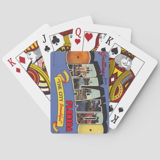 Orlando Florida Speelkaarten (Achterkant)