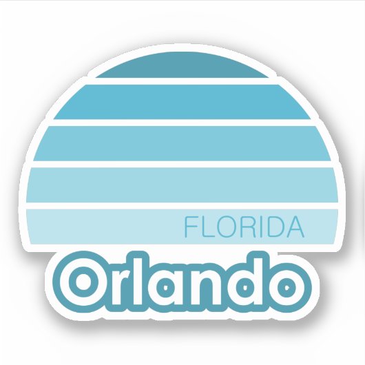 Orlando Florida Sticker (Voorkant)
