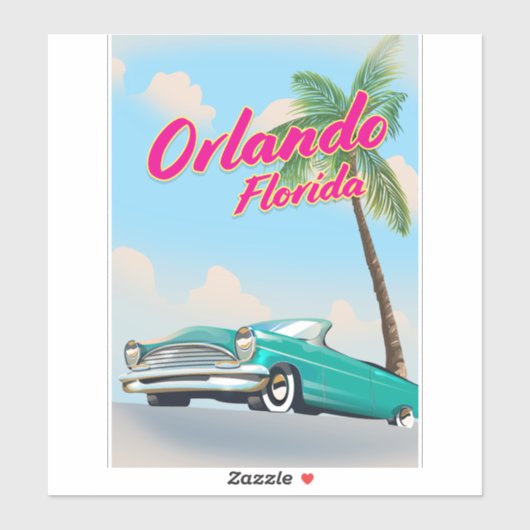 Orlando Florida Sticker (Vel)