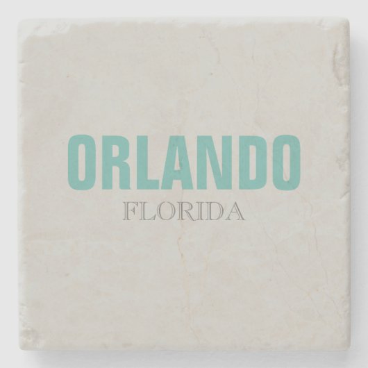 Orlando Florida Strand Stijl Stenen Onderzetter (Voorkant)