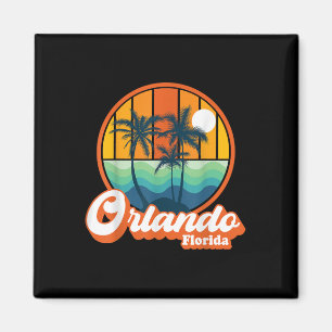 Orlando Florida Summer Vacation Beach Souv Magneet