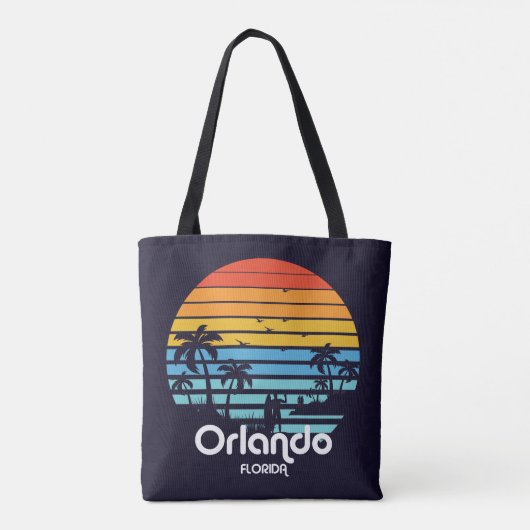  Orlando Florida Sunset Tote Bag (Achterkant)