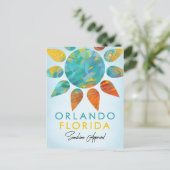 Orlando Florida Sunshine Travel Briefkaart (Staand voorkant)