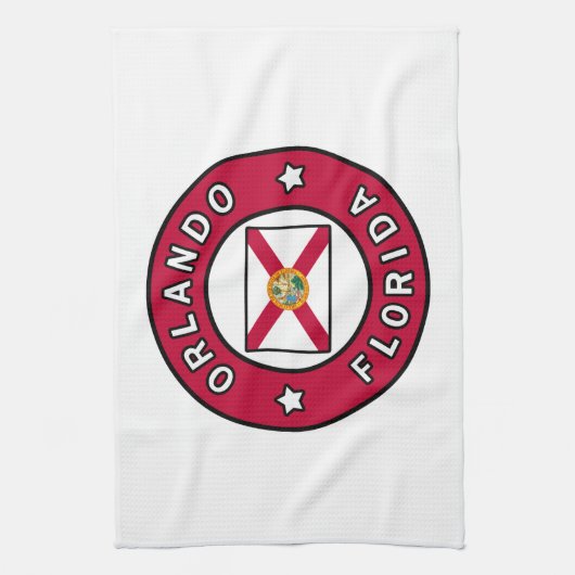 Orlando Florida Theedoek (Verticaal)