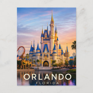 Orlando Florida themapark reisbestemming Briefkaart