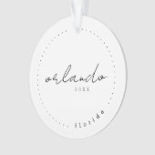 Orlando Florida Travel United States Simple Ornament (voorkant)