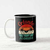 Orlando Florida Tweekleurige Koffiemok (Links)