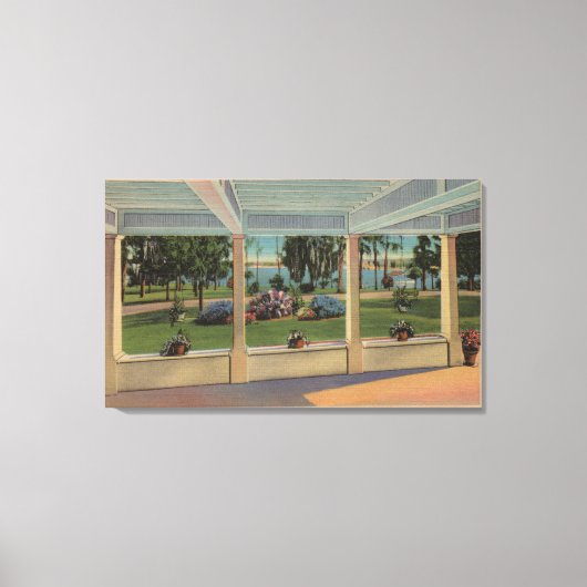 Orlando, Florida - Uitzicht buiten in Florida Canvas Afdruk (Voorkant)