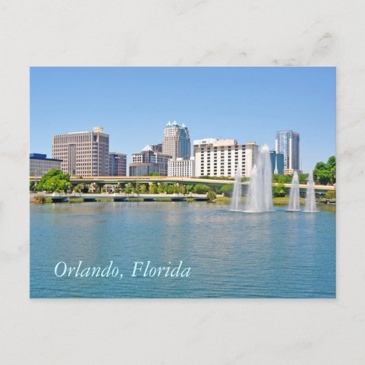 Orlando, Florida van het Lucerne-meer Briefkaart (Voorkant)