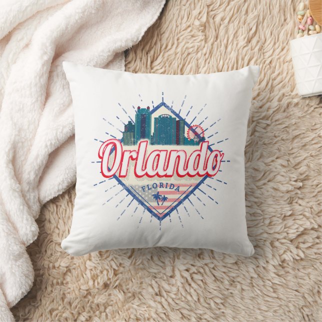 Orlando Florida Verenigde Staten Skyline  Verenigd Kussen (Deken)