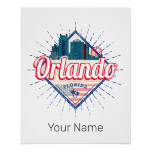 Orlando Florida Verenigde Staten Skyline  Verenigd Perfect Poster