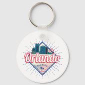 Orlando Florida Verenigde Staten Skyline  Verenigd Sleutelhanger (Voorkant)