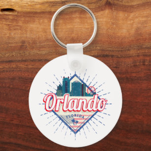 Orlando Florida Verenigde Staten Skyline  Verenigd Sleutelhanger