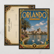 Orlando Florida Vintage Art Deco Gouden Tijdperk