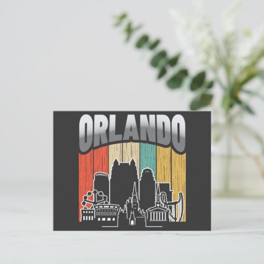 Orlando Florida Vintage Briefkaart (Staand voorkant)